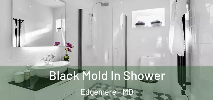 Black Mold In Shower Edgemere - MD