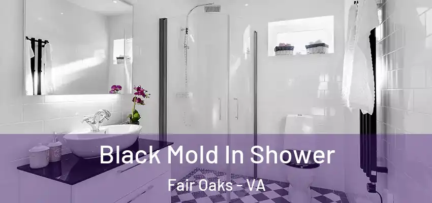 Black Mold In Shower Fair Oaks - VA