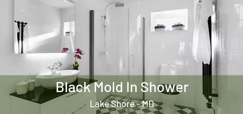 Black Mold In Shower Lake Shore - MD