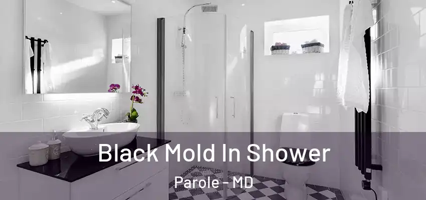Black Mold In Shower Parole - MD