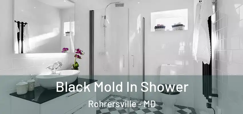  Black Mold In Shower Rohrersville - MD