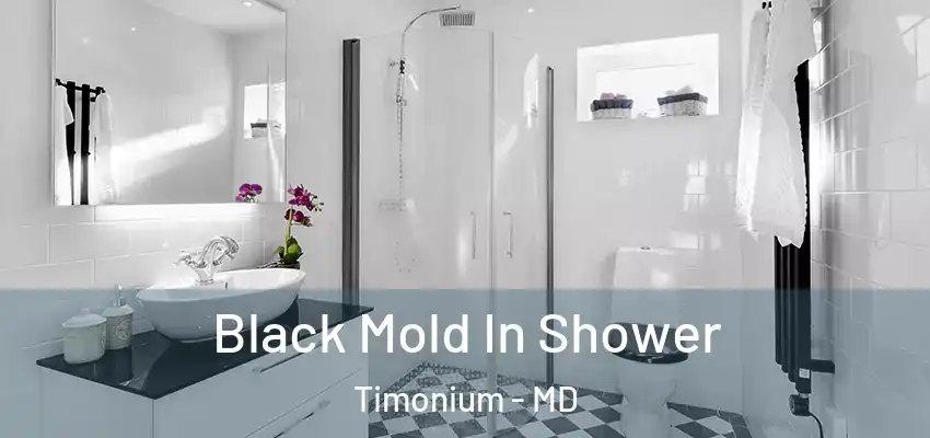  Black Mold In Shower Timonium - MD