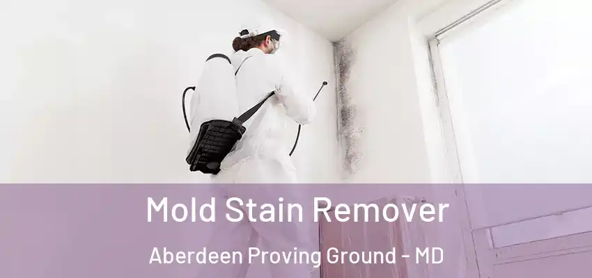 Mold Stain Remover Aberdeen Proving Ground - MD